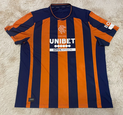 Rangers (The Gers) 2023   2024 Auswärts-Fußballtrikot Castore Größe XXL