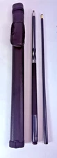 Halex 58" Graphite 2 Piece Pool Cue w/ Carry Case