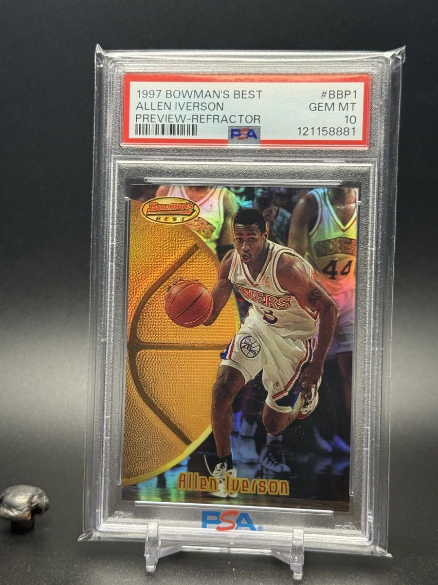 Bowman Allen Iverson Basketball Sports Trading Cards & Accessories