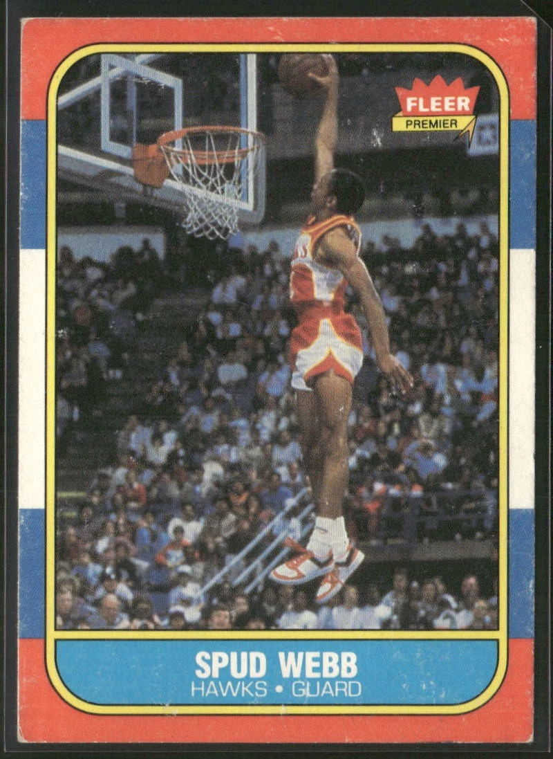 Spud Webb trading card