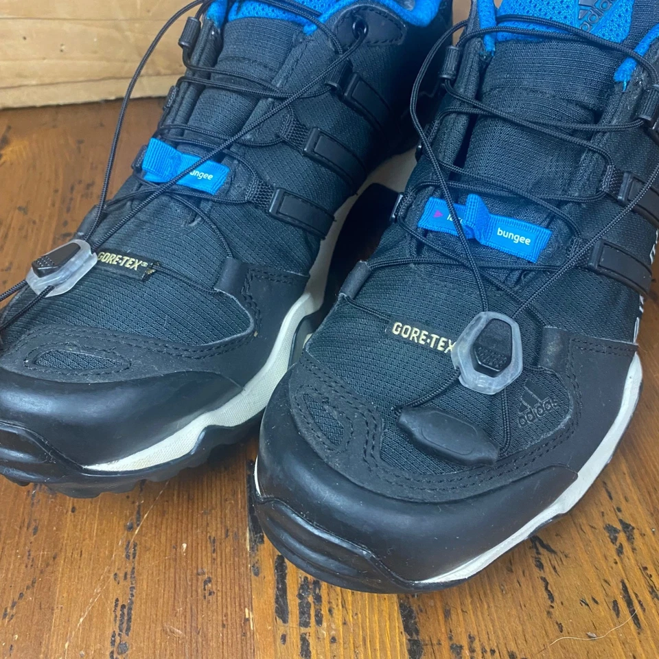 Adidas Terrex Swift R GTX Gore Tex Damen 8 Wander Trail Laufschuhe schwarz blau - Bild 3 von 4