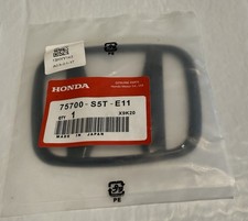 Honda Oem Part 75700-s5t-e11 H Emblem Badge New Factory Sealed Matte Black