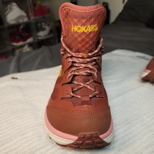 Hoka One One TENNINE Hike GTX Gore-Tex Cherry Mahogany Size 10 B - Picture 7 of 15