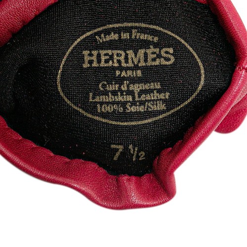 HERMES stitch Glove size: 7 1/2 Women 【Used】 - Picture 2 of 2