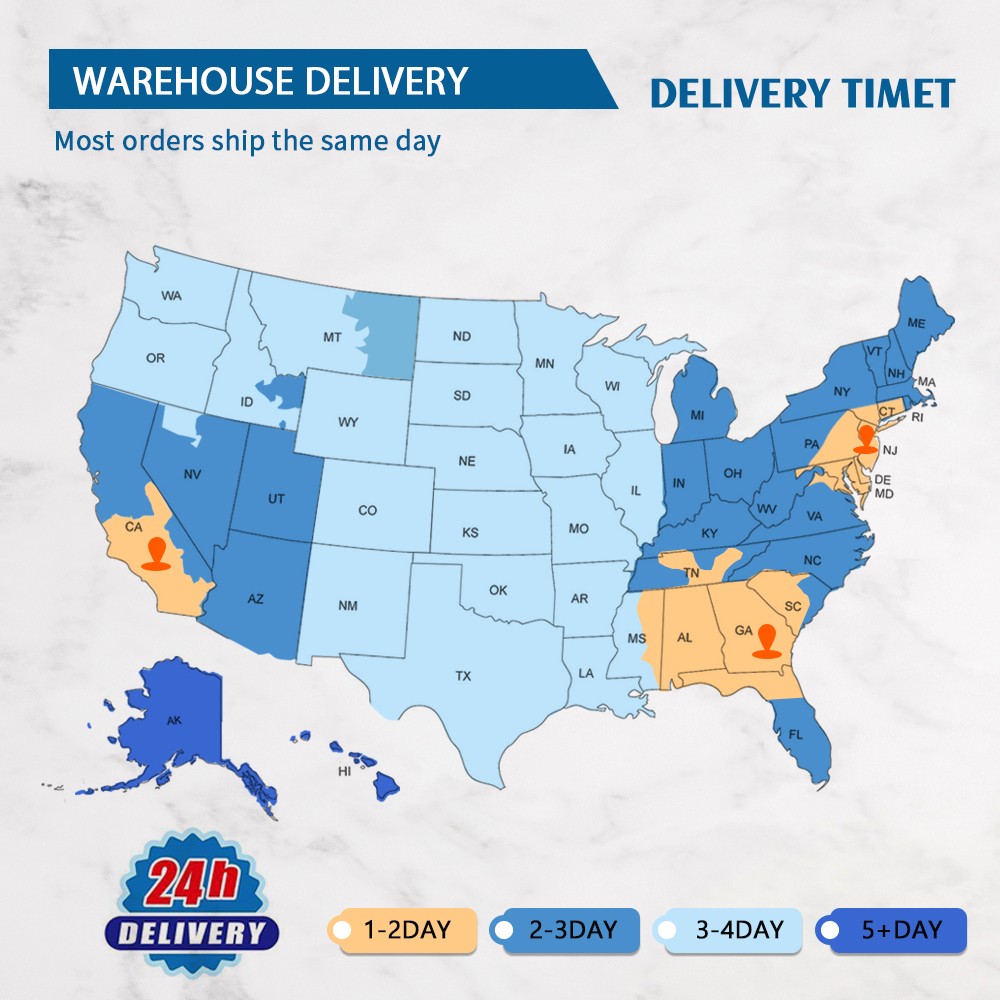 Front & Rear Drilled Brake Rotors Ceramic Pads Kit for 2014-2018 Mazda 3 Sport