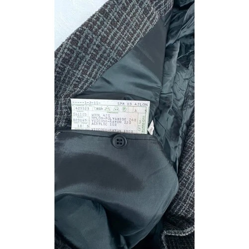 Vintage Giorgio Armani Le Collezioni Wool Tweed Sport Coat, Men's Size 42L image 4