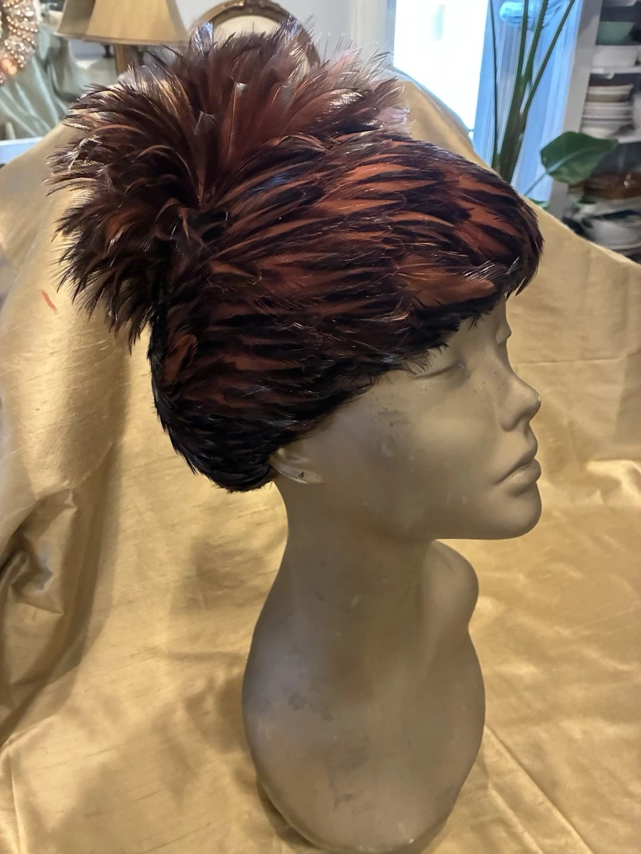 Brown Feather 1950s Vintage Hats for Women for sale | eBay display picture 1
