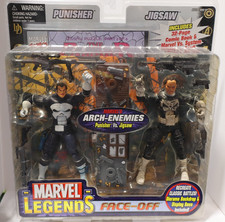 MARVEL LEGENDS Face Off Punisher vs. Jigsaw Action Figure Set 2006 Toy Biz NEW