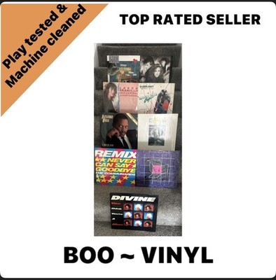 9 x 12'' Vinyl 12'' 80s Singles Bundle All In VG+ Condition Or Better