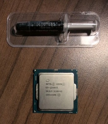 Intel Xeon E3-1240 V5 3.50GHz Quad-Core 8MB LGA 1151 CPU SR2LD