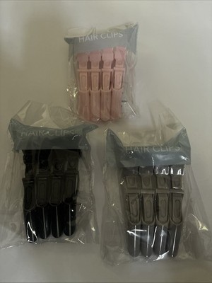 4x3 =12ct    Alligator Hair Clips - New in Plastic!