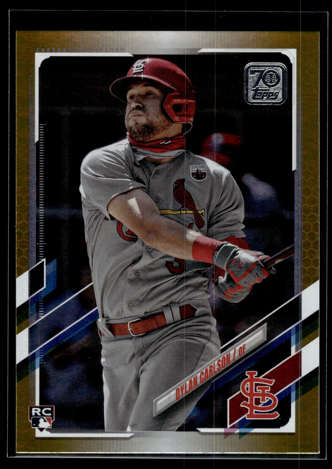 Dylan Carlson 2021 Topps Series 1 Baseball Gold Foil Card #285
