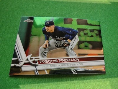 2017 Topps Chrome - Freddie Freeman #146 Atlanta Braves Los Angeles Dodgers