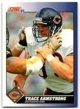 1991 Score Trace Armstrong Chicago Bears #93
