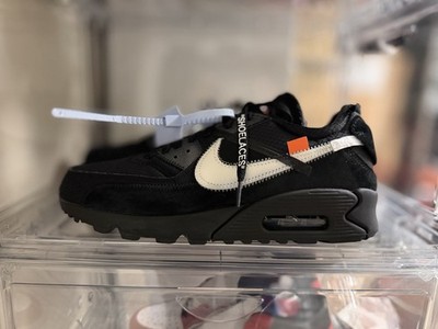 Size 9 - Nike Air Max 90 x OFF-WHITE Black 2019 The Ten