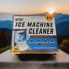 Ice Machine Cleaner Maker Descaler - 24 Clean Tablets Per Box SEALED