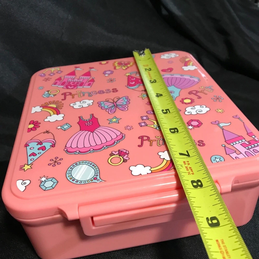 Bento Box Princess Themed Kids Insulated Leak-Proof Lunch Bag Set by Maison Huis