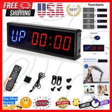 LED Interval Timer Count Down/Up Clock Stopwa...