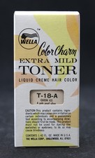 Vintage Wella Color Charm Extra Mild Toner T18 A Queen Ice  1.42 fl oz NOS