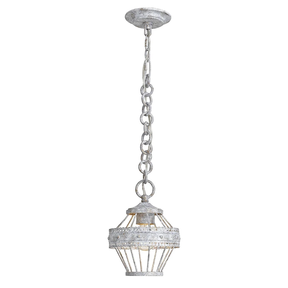 Golden Lighting 7856-M1L Blue Ferris Single Light 7-1/2"W Pendant - Image 4 of 4