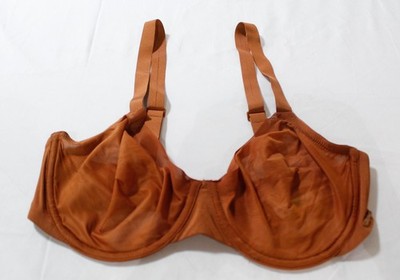 Skims Women's No Show Sheer Molded Unlined Demi Bra ZG3 Bronze Size 34D NWT