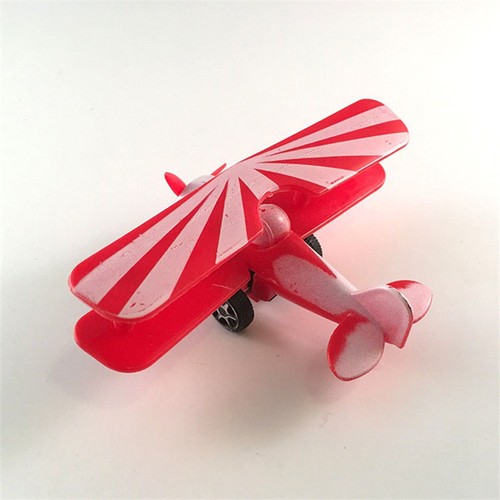 Mini Vintage Plastic Plane Model Aircraft Glider Biplane Airplane Model Kid-*- - Picture 8 of 12