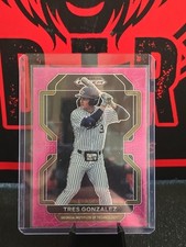 2022 Prizm Draft Picks #PDP140 Tres Gonzalez Neon Pink Velocity Prizm- Pirates