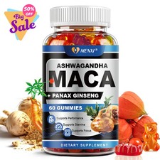 Maca  Ashwagandha  Ginseng 3 IN 1 Complex - Male Stamina Enhancement Gummies