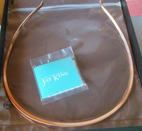 Vintage Jay King Snake-style Copper Collar Necklace - Picture 3 of 4