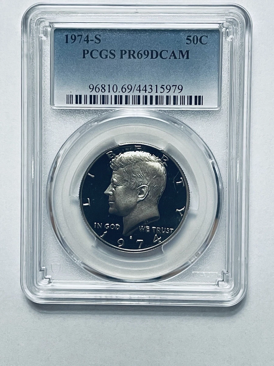 PR 69 Graded 1974 Kennedy US Half Dollars (1964-Now) for sale | eBay