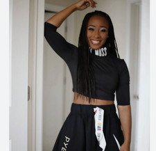 reebok pyer moss crop top new with tags medium