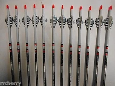 12 Easton Full Metal Jacket FMJ 5mm 340 Arrows! Custom Dip/Crested/Blazer Vanes