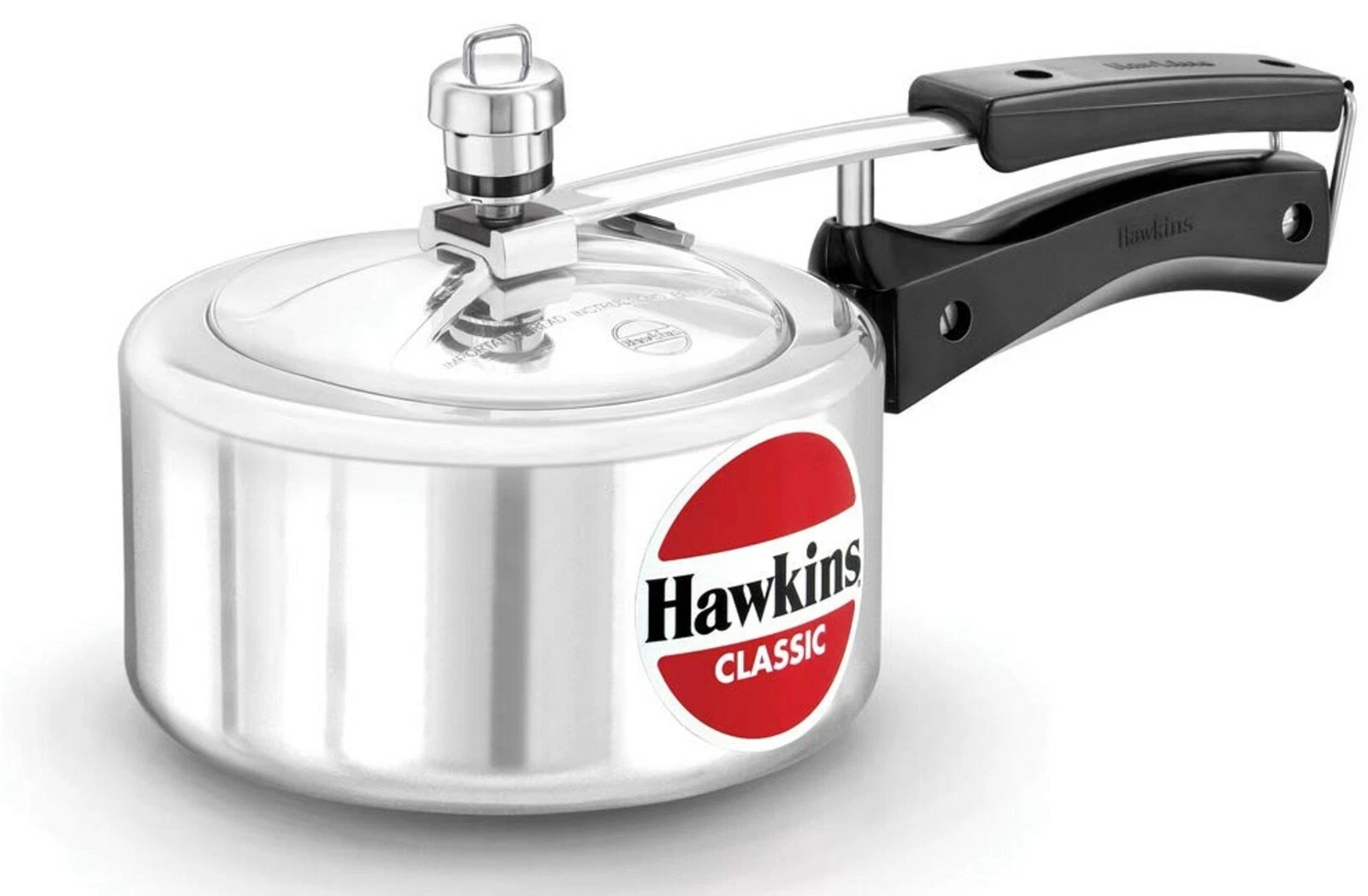 Hawkins New Classic Pressure Cooker 1.5 Liters Aluminum Silver Color Free Gasket