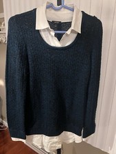 Women  s APT 9 Blue Sweater Size Small