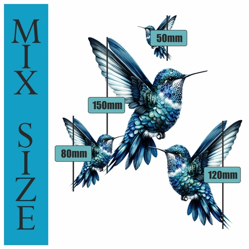 Humming Bird Vinyl Decal Sticker Cover Marks Car Wall Laptop Mug Toilet Decal - Picture 21 of 35