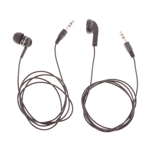 1Pc Earpiece 3.5mm Plug Single Side Headset Headphone Dual Channel Earphone - Afbeelding 10 van 14