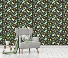 Carta da parati 3D Simple Leaves M7523 adesivo autoadesivo rimovibile Romy