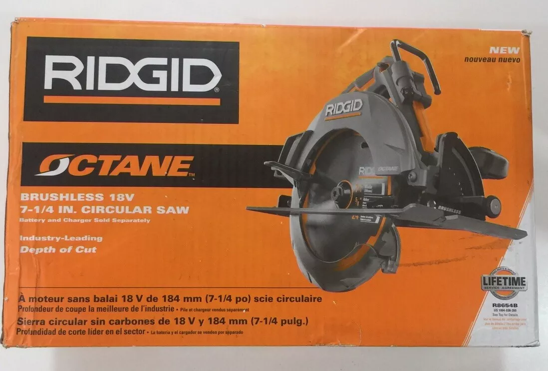 RIDGID R8654B 18V OCTANE Brushless Cordless 7 1 4 in. Circular Saw