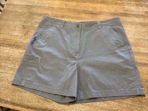 LL Bean Women's Brown Cargo Shorts Size 