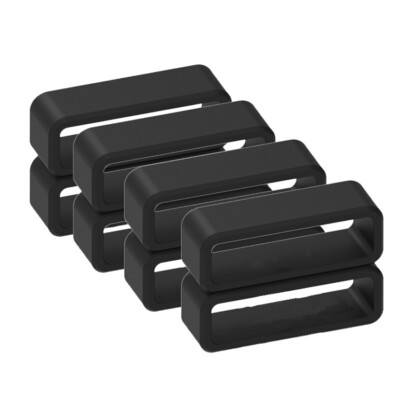 Keeper (Schlaufen) für Kautschuk & Silikon Uhrenarmbänder, 12-26mm Sport
