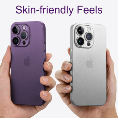 Ultra-thin Matte ShockProof Clear Case For iPhone 16 15 14 13 Pro Max 12 Cover