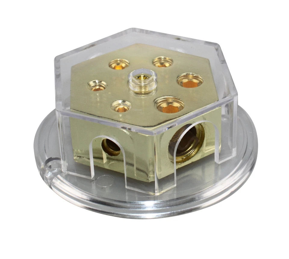 Power or Ground Distribution Block 0Ga In 4ga Out Amp Installation PD-022BG - Image 4 of 4