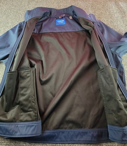 Haggar Mens 2XL XXL The Active Series Performance Jacket Navy Blue NWT MSRP... - Picture 7 of 9