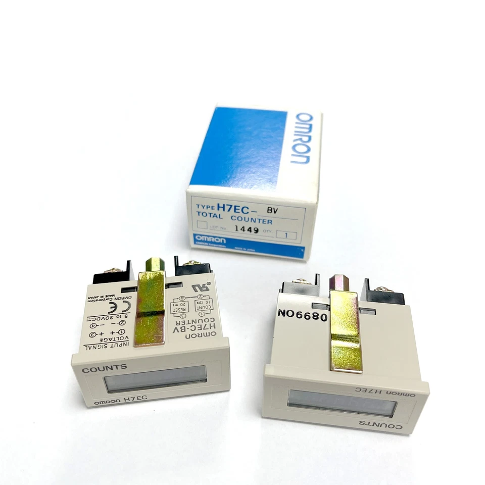 Omron H7EC-BV LCD Display Totalizer Counter 5-30VDC New - Image 2 of 3