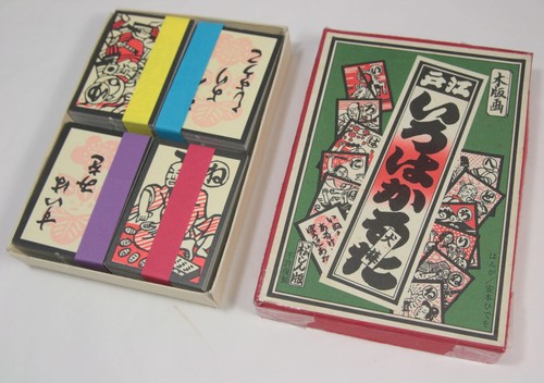Japanische Iroha Karuta Holzblockdruck Karten Ukiyo-e YASUMOTO HIDEO