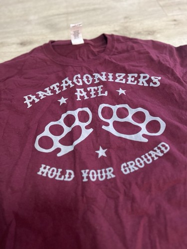 The Antagonizers ATL Shirt Red Size Small Mens Punk Oi! Anti Heroes Evil Conduct - Picture 2 of 6