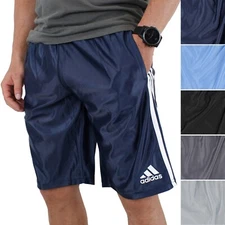Adidas Men's Basketball Shorts, Dazzle Three Stripes 11" Slim Fit Activewear