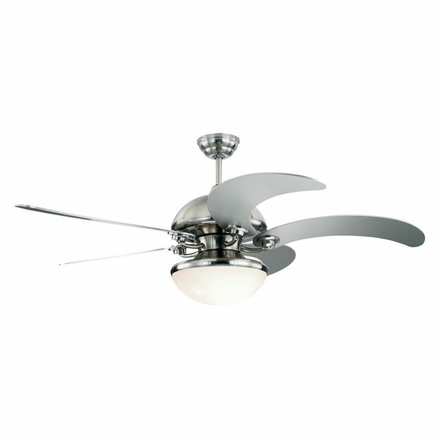 Monte Carlo Centrifica 52 Brushed Steel Ceiling Fan 5cnr52bsd L