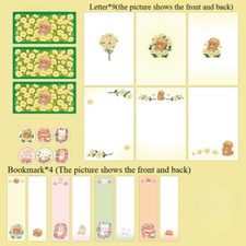 Cute Cartoon Animal Letter Paper Letter Writing and Envelopes Set Stationery