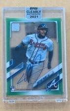 2021 TOPPS CLEARLY AUTHENTIC AUTOGRAPHS GREEN #CAACP CRISTIAN PACHE #33/99